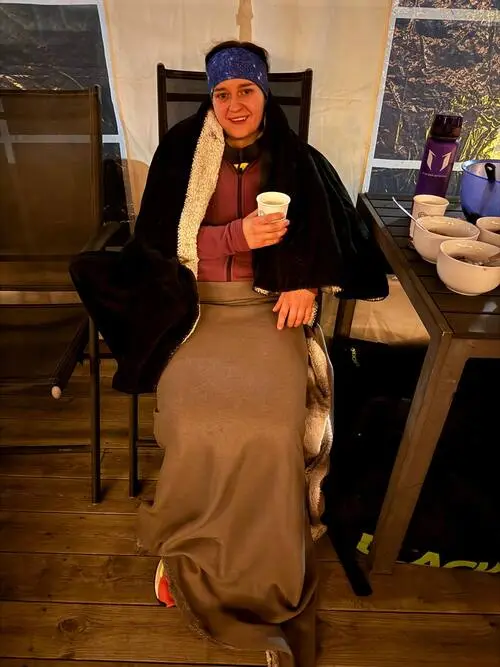 HackaDittLivLoppet 2025 Backyard Ultra - Therabody-återhämtning mellan looparna